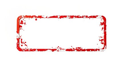 Perfect Attendance Square Stamp Grunge Design