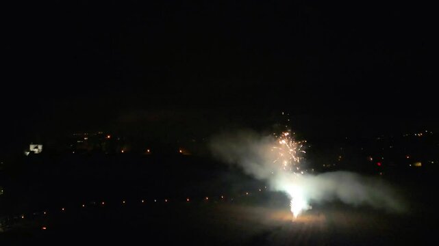 
109 / 5.000
Epiphany Night. Traditional Epiphany Fireworks in Friuli and Fireworks Show. Cassacco