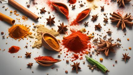 star anise and cinnamon