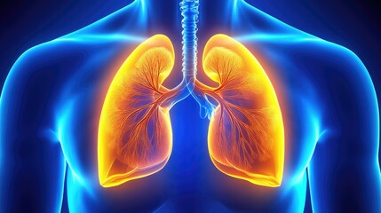 Human Respiratory Health Lung Anatomy