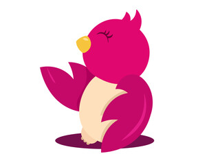 This bird is giving me more sass than I can handle vector.