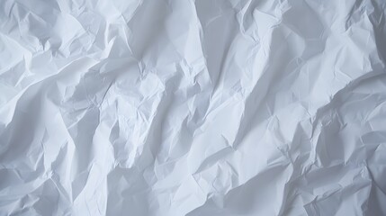 Obraz premium Abstract Crumpled White Paper Texture Background