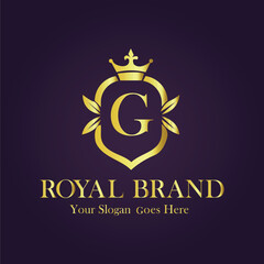 Luxury Gold Monogram Logo - Letter G