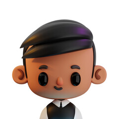 Male 3d Avatar - Man wearing vest