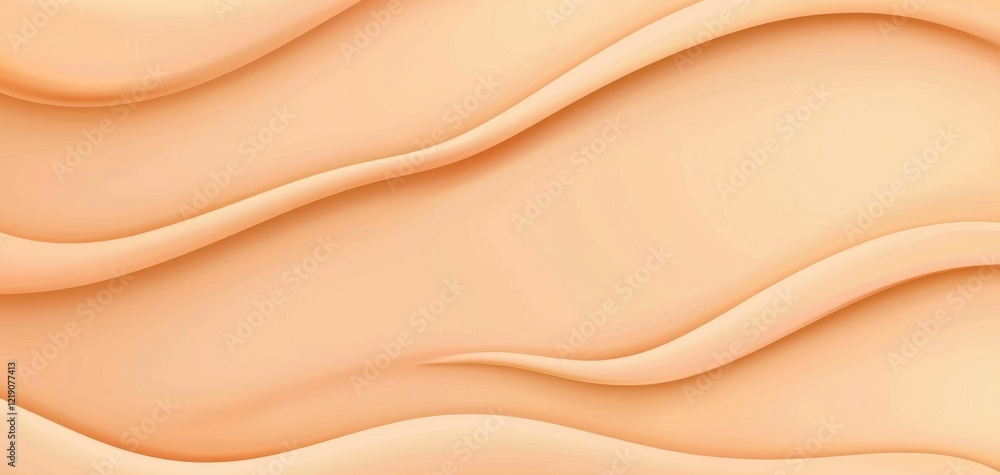 Poster a smooth, flowing texture in soft peach tones, creating a soothing and elegant background with gentl