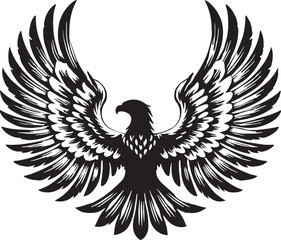 eagle tattoo design. American traditional style, eagle tattoo flash