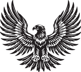 eagle tattoo design. American traditional style, eagle tattoo flash