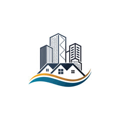 Obraz premium Professional Property Logo Vector - Custom Real Estate DesignsDiscover high-quality property logo vectors perfect for your real estate business. 