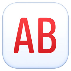 AB Blood Type Emoji
