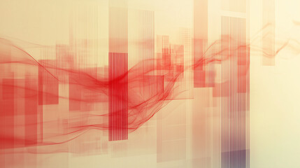 Obraz premium Bright colorful abstract wavy background