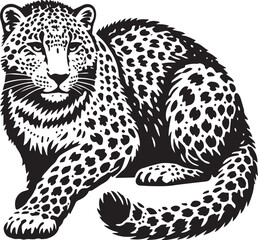 Tiger Full Body Vector SIlhouette Design