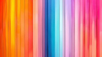 Obraz premium Colorful Vertical Stripes of Paper in Vibrant Shades and Hues