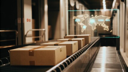 Modern Inventory Management in a Futuristic Setting