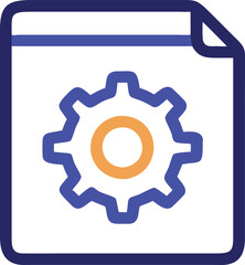 gear wheels vector illustration