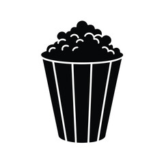 popcorn vector image illustration and artwork on white background