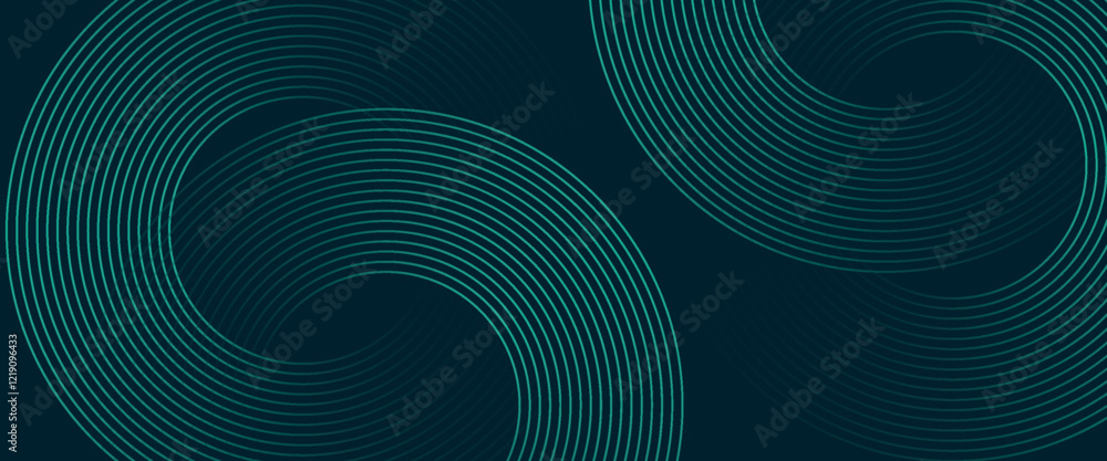 Poster spiral sound wave rhythm line dynamic abstract vector background
