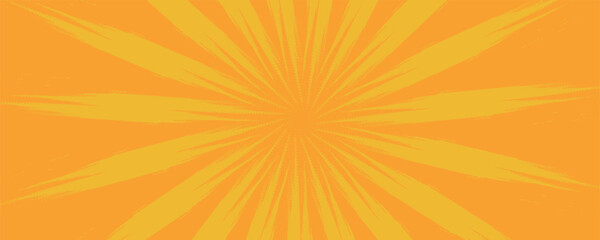 orange sun rays background design template. eps 10