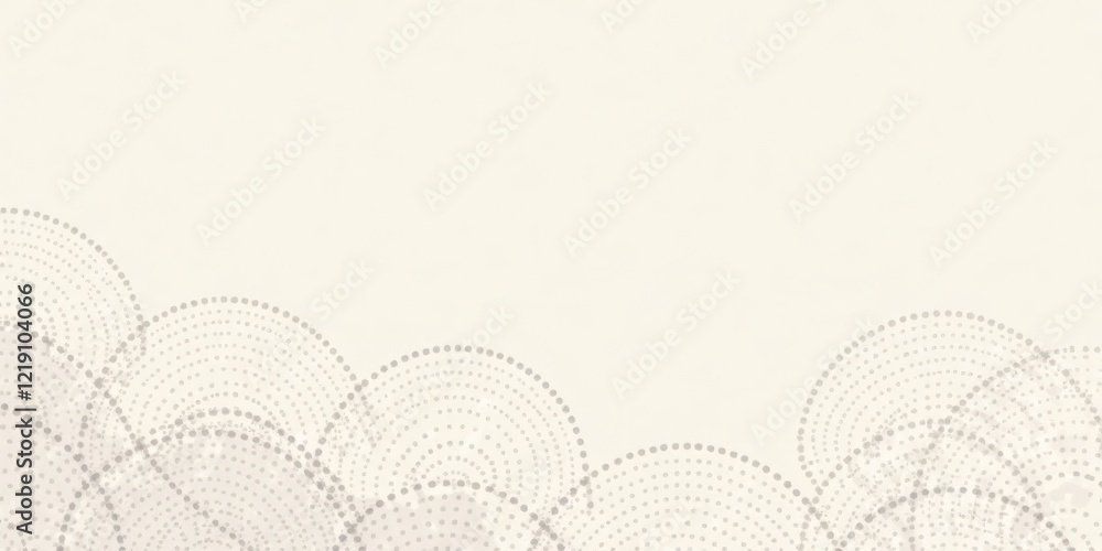 Poster elegant dotted wave abstract background design with ample copy space for text and graphics