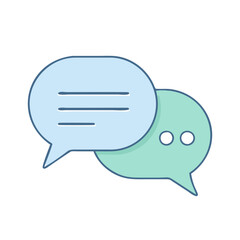 chat bubble icon, chat bubble vector illustration-simple illustration of chat bubble, perfect for chat bubble logos and icons