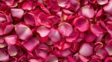 Fototapeta premium vibrant arrangement of soft pink rose petals creates romantic and elegant background