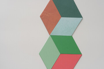 two isometric forms on blank paper