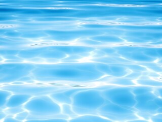 blue water in the pool
