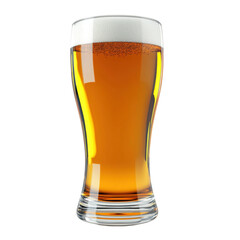 Refreshing Cold Beer in Transparent Glass with Foamy Head, Perfect for Celebrations, Gatherings, and Relaxing Moments, Captured to Evoke Enjoyment and Savoring Taste