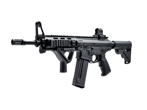 rifle isolated