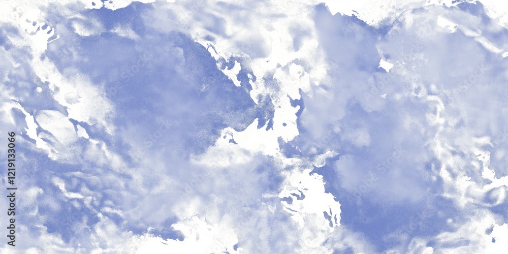 Poster soft, swirling blue and white abstract texture resembling clouds or water, creating a calming and se