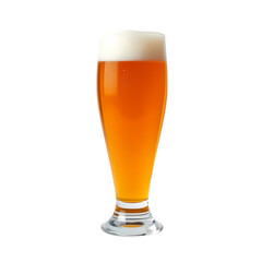 Refreshing Amber Ale Beer in Tall Glass Perfect for Summer pub bar foam pint gold cold brew hops    