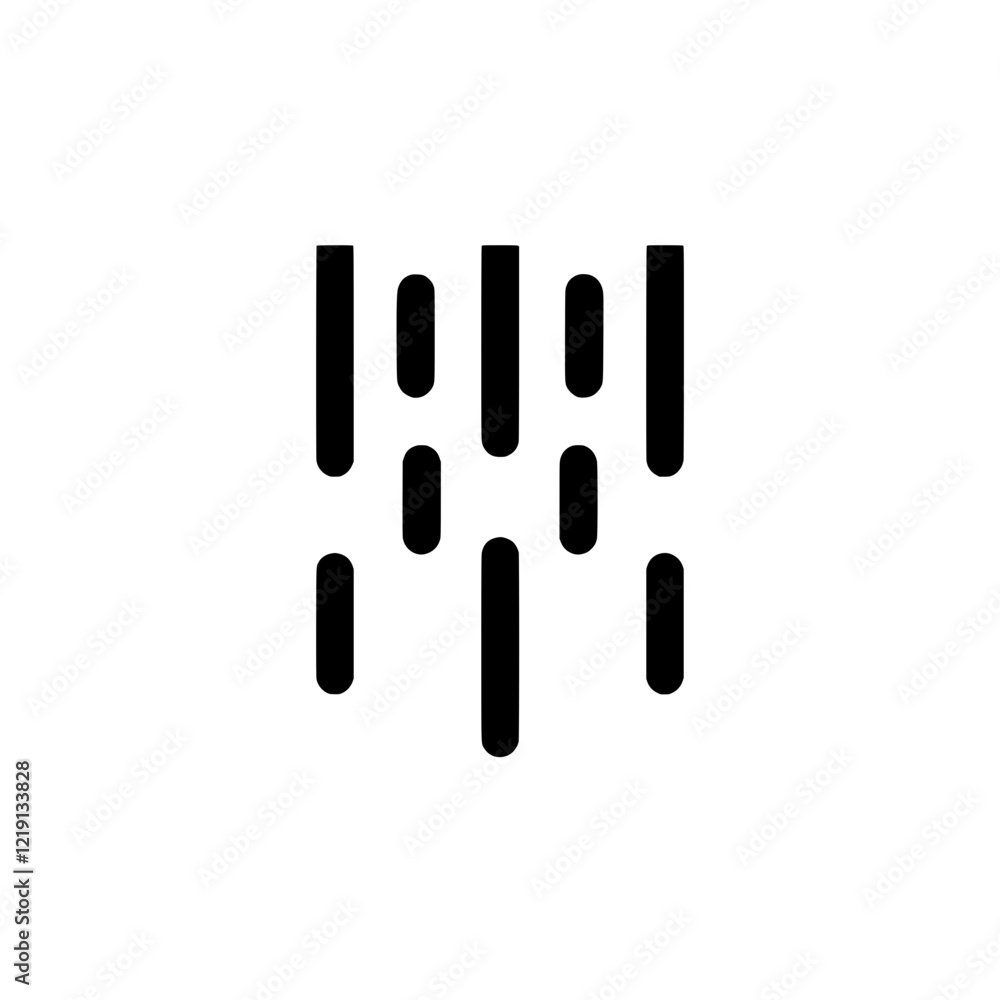 Poster abstract geometric pattern: a minimalist black and white graphic pattern featuring a stylized design