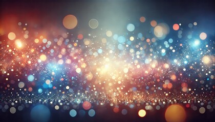 Horizontal soft light bokeh background