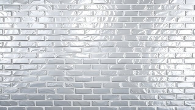 Fototapeta silver brick wall background