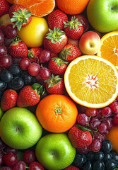 fresh fruits and berries