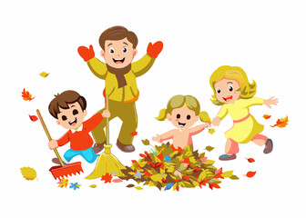 happy children playing with balloons