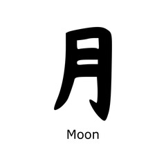 Fototapeta premium Japanese calligraphy kanji writing and its meaning