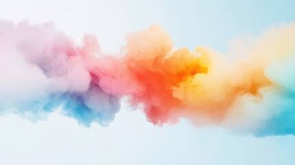 Fototapeta premium Abstract Smudged Colors Creating Chaos and Harmony in Ethereal Background