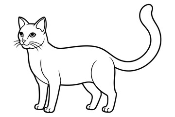 Cute animal Vector art in Illustration on a White Background