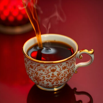 cup of coffee with sugar