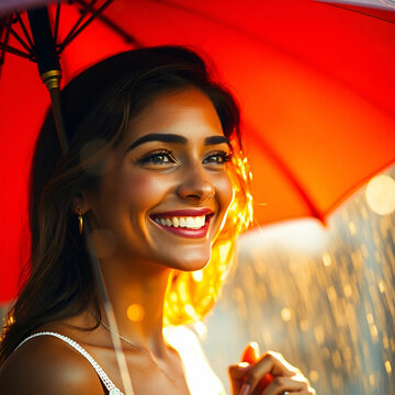 person with umbrella