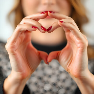 hands holding heart