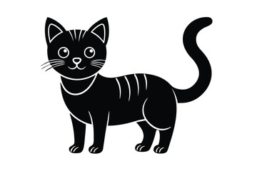 Cute animal Vector art in Illustration on a White Background