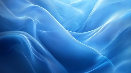 Obraz premium Abstract Blue Wavelike Fabric Texture Design