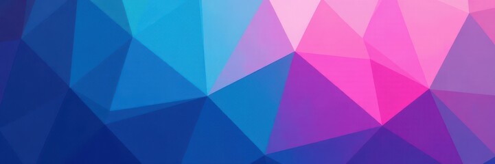 Fototapeta premium Minimalist geometric pattern in blue and pink hues, colors, pink