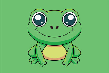 Cute animal Vector art in Illustration on a White Background