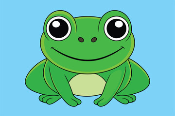 Cute animal Vector art in Illustration on a White Background