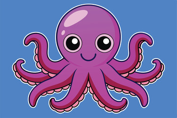 Cute animal Vector art in Illustration on a White Background