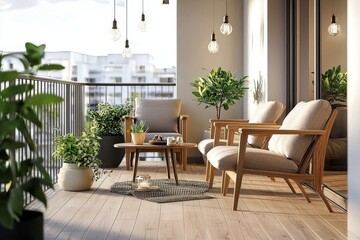 Discover how plants enhance the aesthetic of your balcony space while maintaining simplicity. 