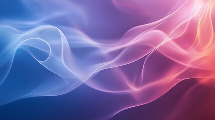 Abstract Blue and Pink Wave Abstract Background