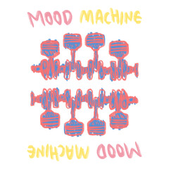 Hand drawn and hand lettering comedy